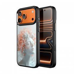 Hybrid Series iPhone 17 Pro Max Case Coral Muse Custom AI