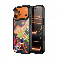 Digital Series iPhone 17 Pro Max Case Magsafe Graffiti Portrait Custom AI
