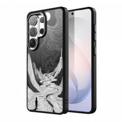 Illustrative Series S26 Ultra Phone Case Monochrome Dreamscape Custom AI